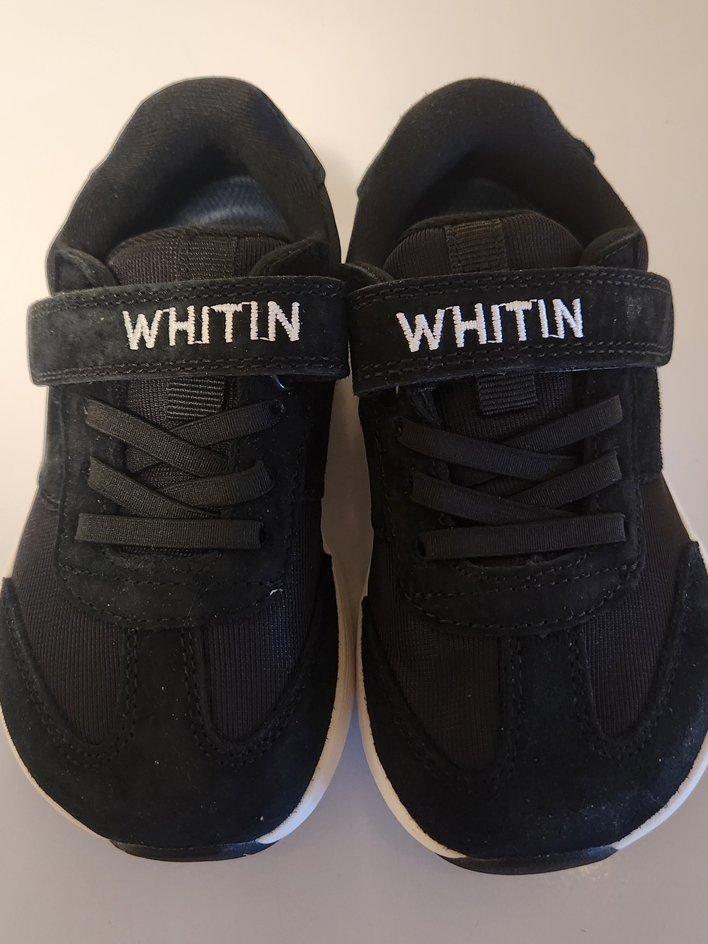 NWT WHITIN Kids Minimalist Barefoot Sneakers Black Size EU 28